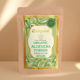 Hennahub Gold Aloe Vera Powder for Hydrating Skin and Strengthening Hair | Double Filtered 100g